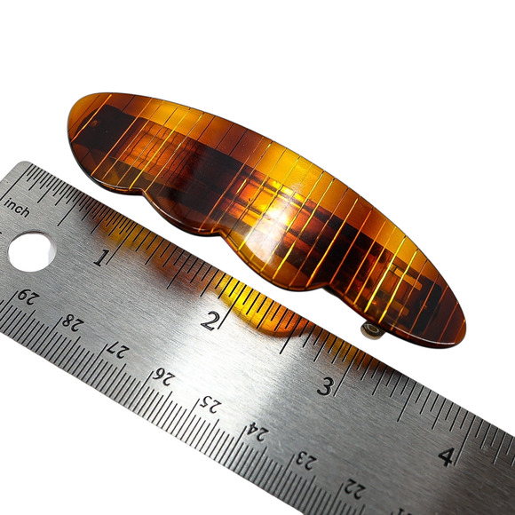 Lot of 4 Large Hair Barrettes - Earthy Classic Looks - Office Hair - Picture 16 of 16